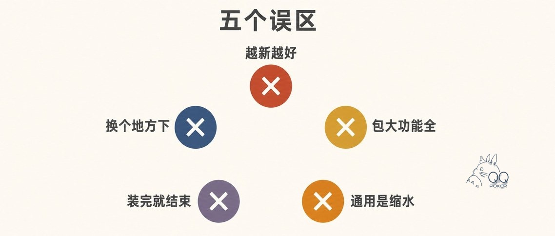 天天德州下载五个误区